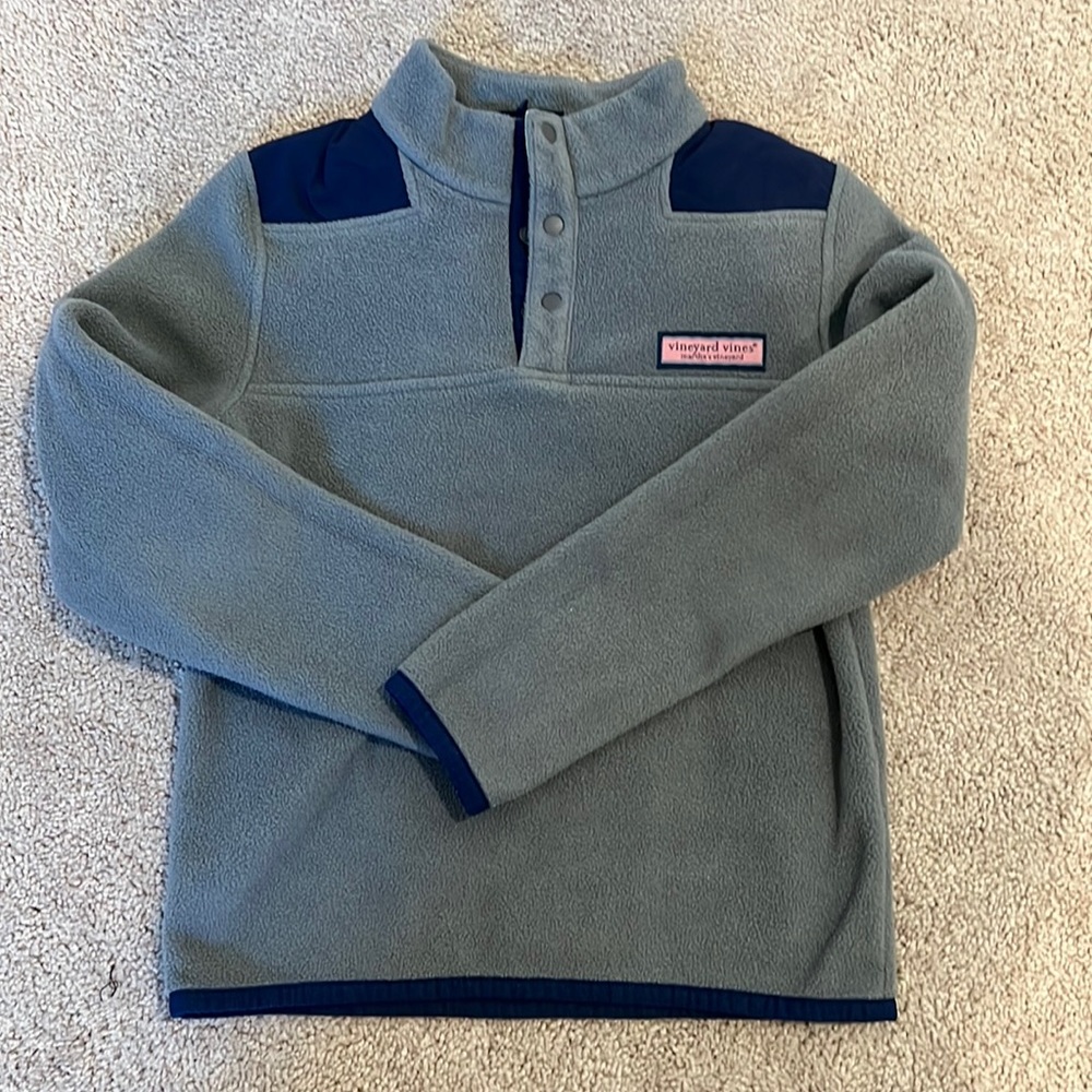 Vineyard Vines Boys Harbor Fleece Shep Shirt